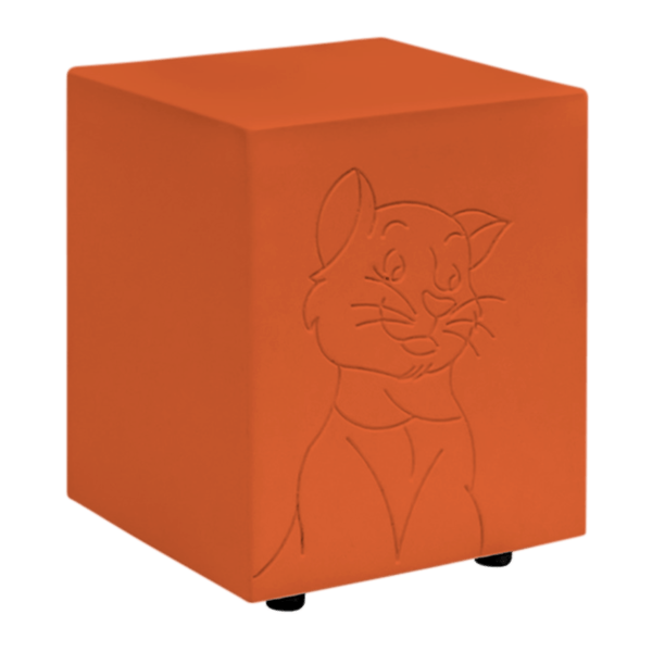 Romeo Orange Cat Urn